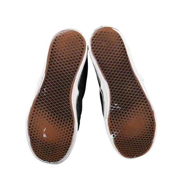 Vans Shoes Womens 6.5 Slip On Sneakers Casual Black Asher Low Perforated Skate - Picture 10 of 11